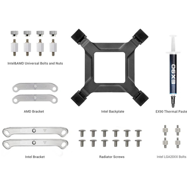 Система водяного охлаждения PcCooler DA360 Pro Digital ARGB (DA360PRO-WHAWXL-GL)