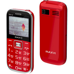 Мобильный телефон Maxvi B6ds up +ЗУ WC-112 (красный)