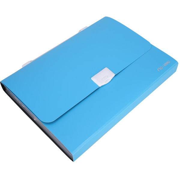 Папка-портфель Deli Rio 38125 (голубой)