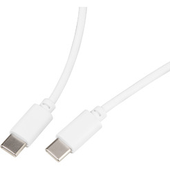 Кабель Buro USB Type-C - Type-C PD15W (1 м, белый)