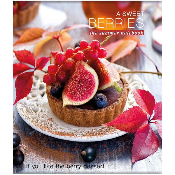 Тетрадь ТЕТРАПРОМ, Сладкая ягода, ТО48К9547/М/6, металлик, кл., А5