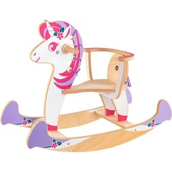 Качалка Woody Лошадка Единорог 07333