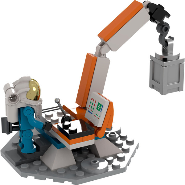 Конструктор Brick Labs Космос: Большой звездолет исследователей AB-1319