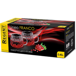 Набор кружек Regent Inox Franco 93-FR-BR-02-400