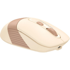 Мышь A4Tech Fstyler FG10CS Air (бежевый/коричневый)