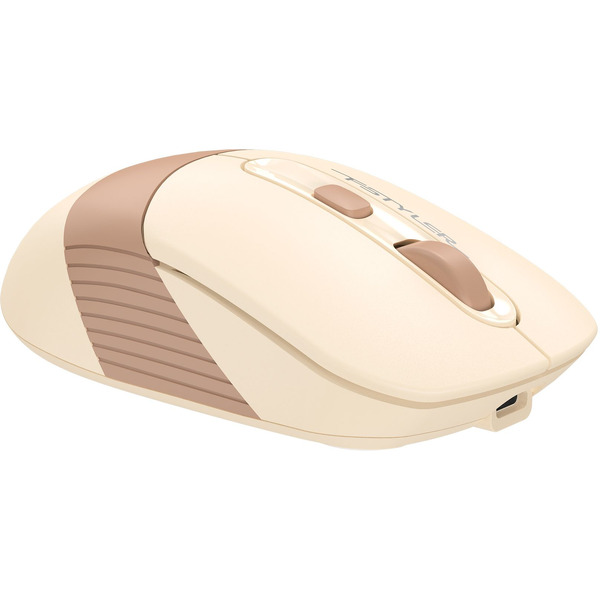 Мышь A4Tech Fstyler FG10CS Air (бежевый/коричневый)