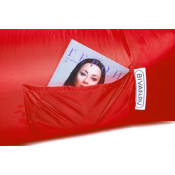 Надувной диван БИВАН 2.0 BVN17-ORGNL-RED (красный)