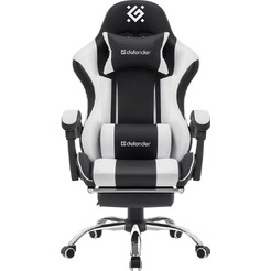 Игровое кресло Defender Tios (черный/белый)