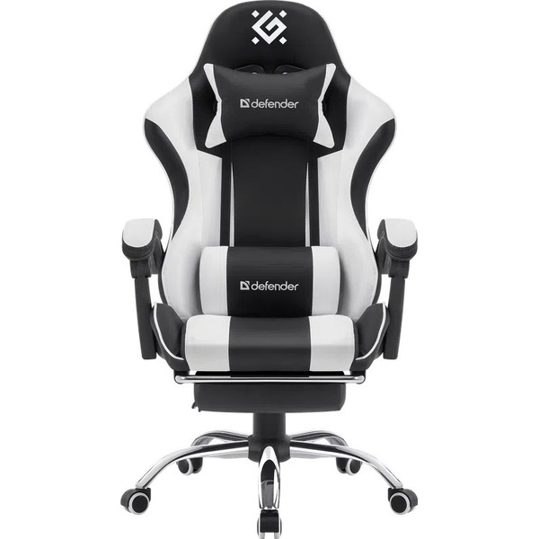 Игровое кресло Defender Tios (черный/белый)