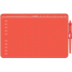 Графический планшет Huion HS611 (коралловый красный)