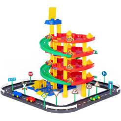 Паркинг Полесье Паркинг 5-уровневый с дорогой и автомобилями 38104