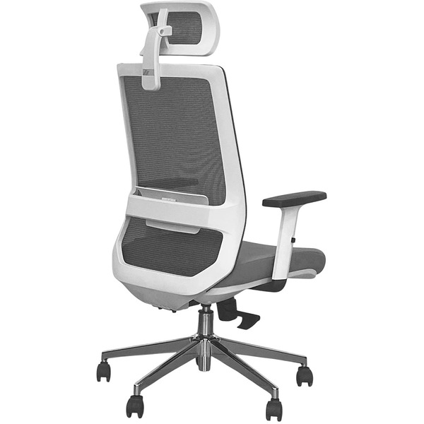 Кресло офисное SITUP MADRID A GREY chrome (сетка Grey /Grey)