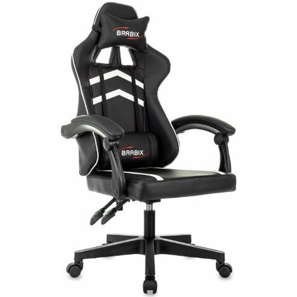 Игровое кресло BRABIX Shooter GM-123 (черный/белый)