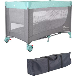 Кровать-манеж Rant Romano RP100 (grey/green)