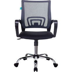Кресло Бюрократ CH-695NSL (темно-серый TW-04/черный TW-11/хром)