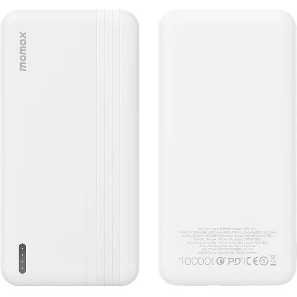Внешний аккумулятор Momax IP77 iPower PD 10000mAh (белый)