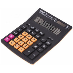 калькулятор Staff Plus STF-333-12-BKRG (250460)
