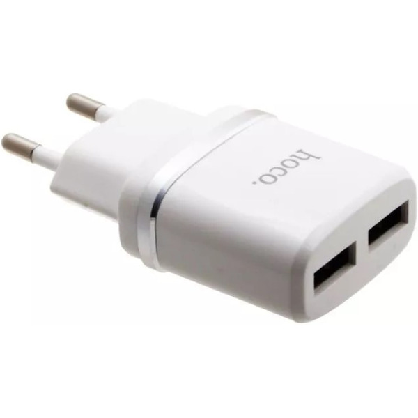 Зарядное устройство HOCO C12 (белый)