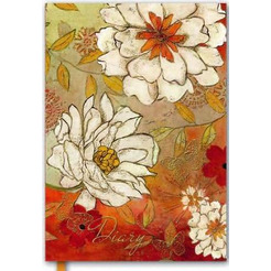 Ежедневник КРАСИВЫЕ ЦВЕТЫ 35854/А5, 240стр, ФЕНИКС