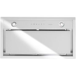 Кухонная вытяжка Falmec GRUPPO INCASSO MURANO 50 inox vetro bianco (800