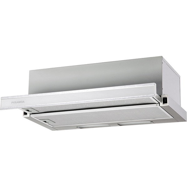 Вытяжка кухонная PYRAMIDA TL GLASS 60 INOX WHITE/N