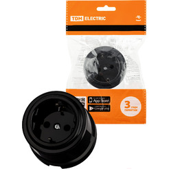 Розетка TDM Electric Виви SQ1820-1212 (черный)