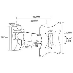 Кронштейн для телевизора Arm Media LCD-202