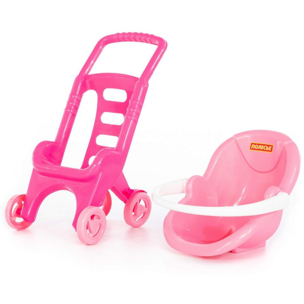 Тележка Полесье Pink Line 2х1 44525