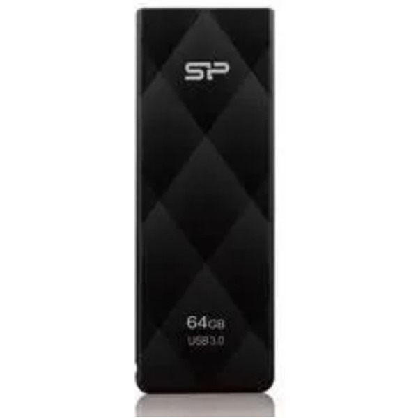 USB Flash Silicon-Power Blaze B20 Black 64GB (SP064GBUF3B20V1K)