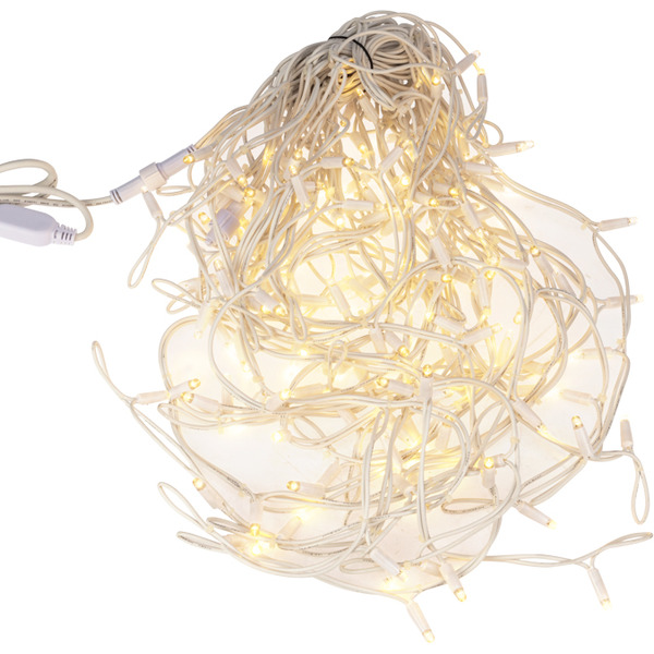 Гирлянда светодиодная NEON-NIGHT 255-386 Бахрома 152 LED ТЕПЛЫЙ БЕЛЫЙ