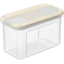 Емкость для сыпучих продуктов IDILAND Modena 221111925/01 (светло-бежевый)