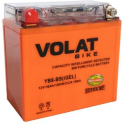 Мотоаккумулятор 10Ah (iGEL) L+ VOLAT YB9-BS