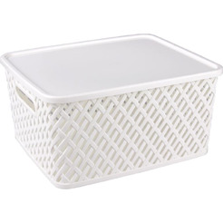 Корзина Альтернатива Плетенка М3582 (белый)
