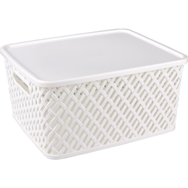 Корзина Альтернатива Плетенка М3582 (белый)