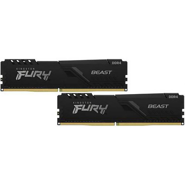 Оперативная память Kingston FURY Beast 2x8GB DDR4 PC4-28800 KF436C17BBK2/16