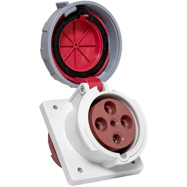 Розетка стационарная внутренняя угловая EKF 4342 3Р+РЕ 63А 380В IP67 PROxima