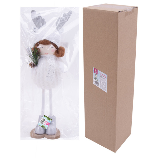 Новогоднее украшение в виде девочки с рожками ЗОЛОТАЯ СКАЗКА 592962
