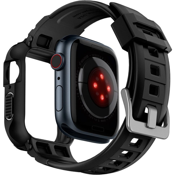 Ремешок с чехлом SPIGEN RUGGED ARMOR PRO для APPLE WATCH BLACK 062CS25324