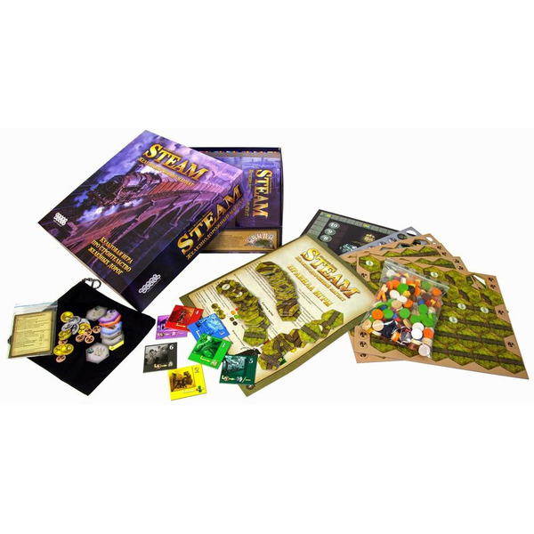 Настольная игра Hobby World Steam. Железнодорожный магнат