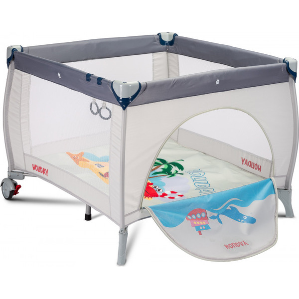 Манеж Caretero Holiday (серый)
