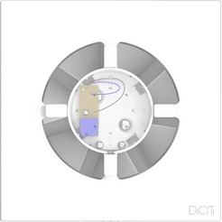 Осевой вентилятор DiCiTi Aeon 4C D100