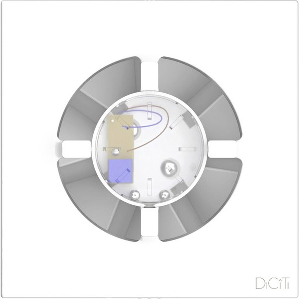 Осевой вентилятор DiCiTi Aeon 4C D100