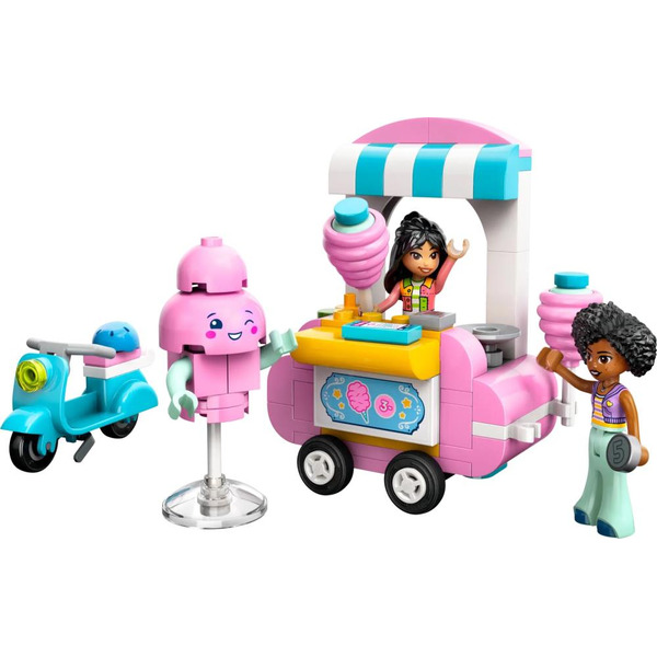 Конструктор Lego Friends Прилавок со сладкой ватой и скутер 42643