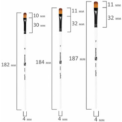 Набор кистей BRAUBERG ART DEBUT 201051 (12 шт)