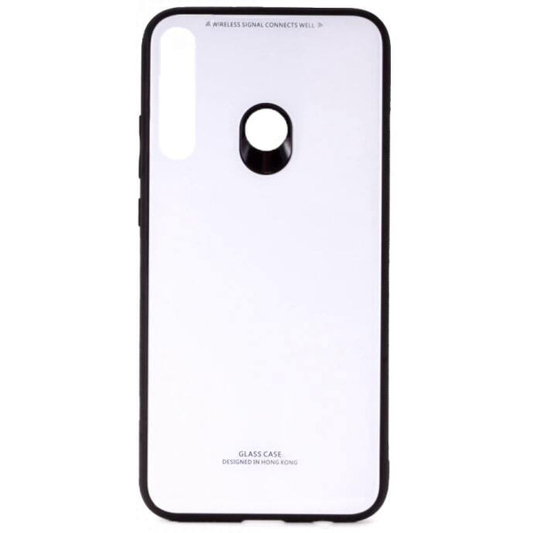 Накладка CASE Glassy Huawei P40 lite E / Y7P / Honor 9C (белый)