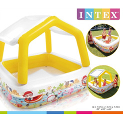 Надувной бассейн Intex Sun Shade 57470NP (157х157х122 см)