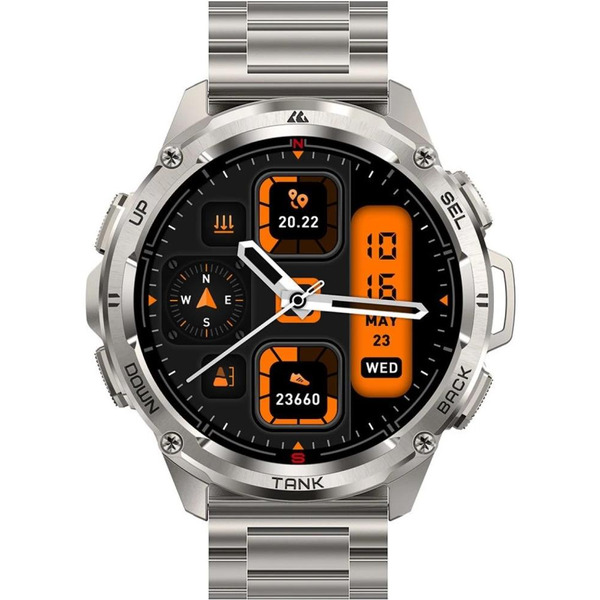 Умные часы Kospet Tank T3 Ultra Special Edition (серебристый)
