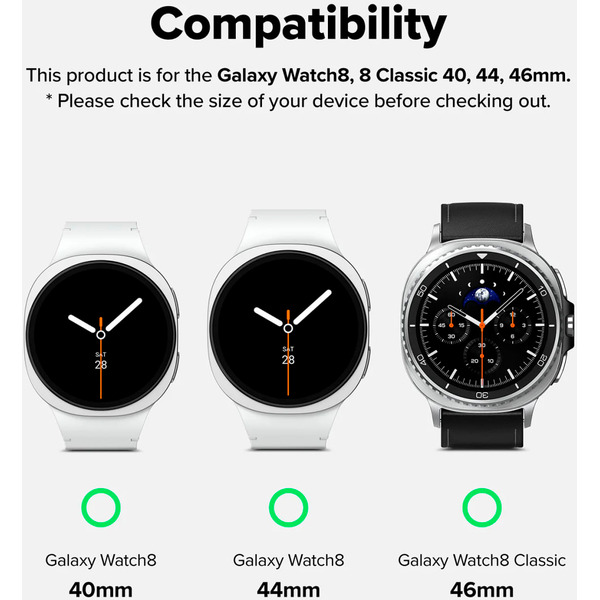 Ремешок RINGKE Metal One Air для Galaxy Watch 8, 8 Classic 40 / 44 / 46 mm SILVER
