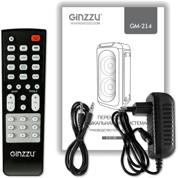 Колонка для вечеринок GINZZU GM-214