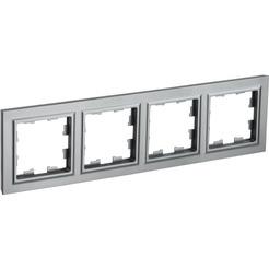 Рамка IEK Brite РУ-4-БрС